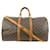 Louis Vuitton Monogramme Keepall Bandoulière 55 Sac de voyage avec sangle Cuir  ref.628429