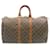 Louis Vuitton Keepall 45 Marrom Lona  ref.628433