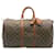 Louis Vuitton Keepall 45 Braun Leinwand  ref.628451