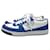 Prada Sneakers White Blue Leather  ref.628548
