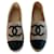 Chanel Espadrilles Golden Leder  ref.628574