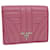 PRADA Wallet Lamb Skin Pink Auth 31005a Leather  ref.628655