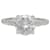 inconnue Solitaire accompagné, diamant 1,53 carat. Or blanc  ref.628676