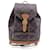 Louis Vuitton Bolso mochila Montsouris MM de lona con monograma vintage Castaño Lienzo  ref.628769