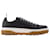 Thom Browne Court sneaker w/ cable knit sole in vitello calf leather Black  ref.628921