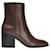 Aeyde Leandra Ankle Boots in Brown Leather  ref.628976