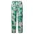 Alanui Tie-Dye Silk Pants Green  ref.628981