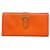 Béarn Hermès Billetera Bearn Naranja Cuero  ref.629135
