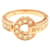 *BVLGARI Bulgari Bulgari Bulgari anello K18 diamante in oro rosa 5.0g no. 9 2120000207129 Gold hardware  ref.629417