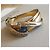 Guy Laroche Anello in oro giallo, ORO BIANCO, diamanti e zaffiro Argento Blu D'oro - vista 7