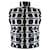 Chanel 07Un gilet chaud en nylon imprimé tie-dye blanc noir Polyester Multicolore  ref.629686