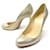 CHRISTIAN LOUBOUTIN FIFI SHOES 38 PUMPS IN GOLD LEATHER SHOES Golden  ref.629767