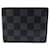Slender LOUIS VUITTON WALLET DAMIER GRAPHITE CANVAS N63261 WALLET CARD HOLDER Black Cloth  ref.629810