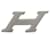 Hermès NEW HERMES H SPEED PR LINK BELT BUCKLE 32MM PVD MATTE SILVER BELT BUCKLE Silvery  ref.629831