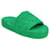 Bottega Veneta Damen Resort Sponge Slides aus grüner Baumwolle  ref.629894