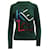Sweat Kenzo Logo Brodé en Coton Vert  ref.630137