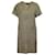 The Row Glitter Embellished Short Dress in Metallic Gold Polyester  Golden  ref.630142