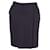 Max Mara Wrap Over Pencil Skirt in Navy Blue Wool   ref.630192