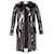 Gerader langer Mantel von Saint Laurent aus schwarzem Lackleder  ref.630211