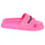 Balenciaga Logo Pool Slide Sandals in Neon Pink Rubber   ref.630215