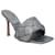 Bottega Veneta Mujeres Lido Padded Mule in piel de cordero plateada Plata Metálico Cuero  ref.630231