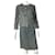 Chanel - vintage 01Completo giacca e gonna in denim lavato P Multicolore Cotone  ref.630279