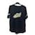 Yves Saint Laurent -Black '50s Signature Destroyed T-Shirt Cotton  ref.630285