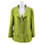 Chanel - 90s Lime Green Boucle Wool Sport Coat Blazer  ref.630296