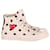 Comme Des Garcons PLAY x Converse Chuck Taylor All Star 70s Polka Dot Hi-Cut Sneakers in White Canvas Cloth  ref.630339