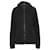 Chaqueta con capucha y cremallera en algodón negro de Prada  ref.630353