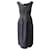 Vestido tubo de Marni en denim de algodón azul Negro  ref.630367