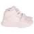 Sneakers Alte Burberry Regis in Pelle Bianca Bianco  ref.630370