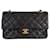 Chanel classic timeless flap gold hardware lambskin lined small Black Leather  ref.630607