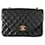 Timeless Chanel moon flap singolo classico intramontabile vintage nero pelle di agnello hardware oro stile diana  ref.630634