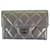 Chanel classic cardholder wallet single flap metallic iridescent portefeuille Leather  ref.630650