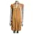 Diane Von Furstenberg DvF vintage Lolly robe en soie pêche  ref.630673