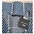 Marimekko x Uniqlo Camicetta in denim con scollo a V azzurra Bianco Blu - vista 5