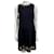 Robe crayon noire Michael Kors avec clous autour du cou et de l'ourlet Polyester  ref.630685