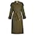 Burberry Trench coats Green Olive green Cotton  ref.630686
