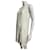 Diane Von Furstenberg Robe à volants DvF Wylda Polyester Blanc Écru  ref.630694