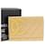 * CHANEL Cambon line Bi-fold wallet Lambskin × enamel Coco mark Beige  ref.630743