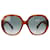 Gucci Sonnenbrille in Braun/Grauem Acetat  ref.630920