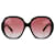 Gucci Óculos de sol em acetato preto/vermelho  ref.631077