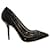 Dolce & Gabbana Dolce and Gabbana Lasercut Lace Heels in Black Leather  ref.631102