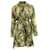 Stella Mc Cartney Stella McCartney Robe portefeuille imprimée camouflage en soie multicolore  ref.631170