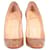 Christian Louboutin Simple Pumps in Nude Patent Leather Flesh  ref.631208