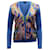Cardigan Ralph Lauren con stampa Paisley in cashmere blu Cachemire Lana  ref.631226