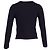 Alexa Chung Fun Guy Intarsienpullover aus marineblauer Wolle - Ansicht 3