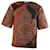 T-shirt acolchoada Dries Van Noten Paisley em lã Borgonha Bordeaux  ref.631234