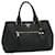 PRADA Hand Bag Leather Black Auth ar7335  ref.631469